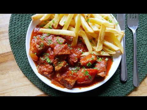 Schaschliktopf mit Paprika & Zwiebeln | Rezept | Fast Food | Imbiss Küche | Einfach | Lecker