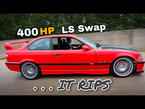 Built LS Swapped E36 FIRST DRIVE - IT RIPS & Sounds INCREDIBLE!