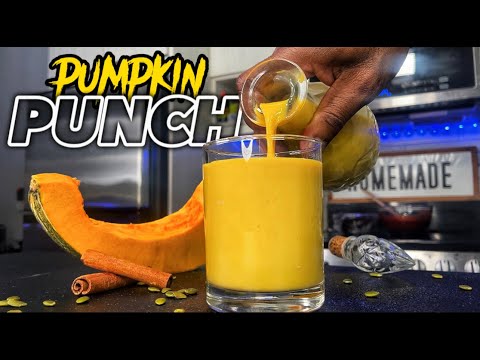 HOW TO MAKE JAMAICAN PUMPKIN PUNCH | PUMPKIN DRINKS  Hawt Chef