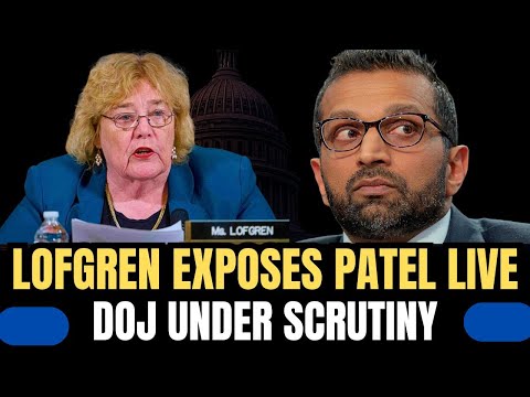 Lofgren EXPOSES Kash Patel’s Epstein Reversal Under Oath