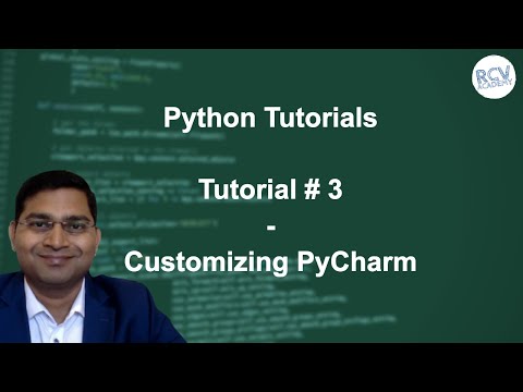 Learn Python Beginner Tutorial 3 Customizing PyCharm Getting started ...