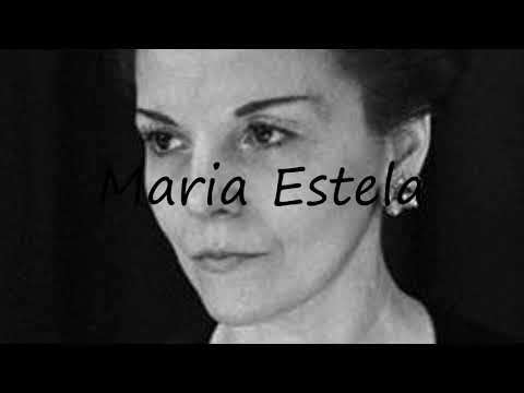 How to Pronounce Maria Estela?