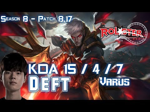 KT Deft VARUS vs KAI'SA ADC - Patch 8.17 KR Ranked