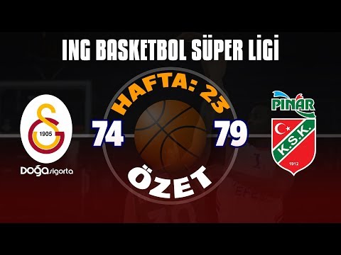 Galatasaray Doğa Sigorta-Pınar Karşıyaka Özet Görüntüler