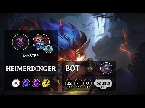 Heimerdinger Bot vs Tristana - KR Master Patch 9.18