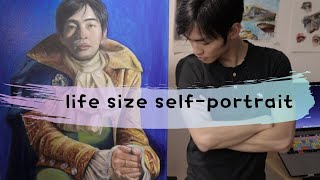 Download lagu I Painted An Epic Self-Portrait (with Glazing Method) mp3