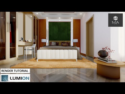 Lumion 10 Realistic Render Tutorial Modern Bed Room