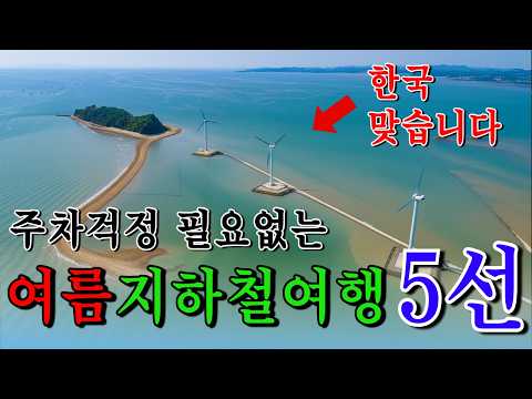 한국에도 이런 바다?! 대중교통으로 쉽게 가는 해변 추천 BEST 5 (지하철과 버스만 타고 돈걱정없이 떠나는 사람적고 경치좋은 해변 여기 다 있어요!)