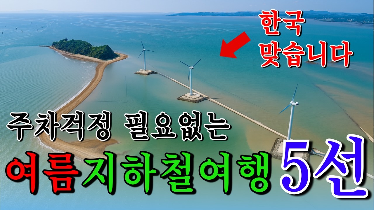 한국에도 이런 바다?! 대중교통으로 쉽게 가는 해변 추천 BEST 5 (지하철과 버스만 타고 돈걱정없이 떠나는 사람적고 경치좋은 해변 여기 다 있어요!)