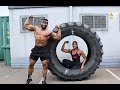 Trying STRONGMAN training for the First Time. | Bodybuilding & Crossfit Meets Strongman