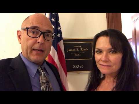 Richard Gage, AIA, at the Office of Senator James Risch