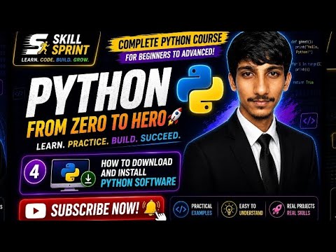 Download Install Python Easily Complete Python Installation Guidecodewithharry