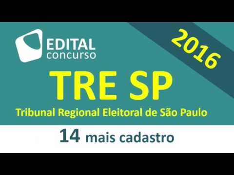 Edital Concurso TRE SP 2016 / 2017 - Tribunal Regional Eleitoral de São Paulo