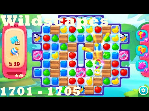 Wildscapes Level 1701 - 1705 HD Walkthrough | 3 - match game | gameplay | android | ios | pc | app