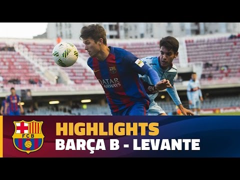[HIGHLIGHTS] FUTBOL (2AB): FC Barcelona B – At. Llevant (1-1)