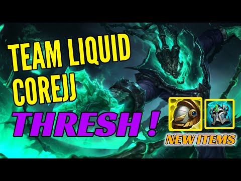 TL Corejj Plays Thresh Versus Leona BotLane - Masters Challenger Gameplay - New Items - Season 11