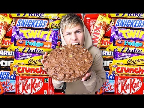 MIXING EVERY CHOCOLATE CANDY TOGETHER (Chocolatiest Chocolate Bar in The WORLD)