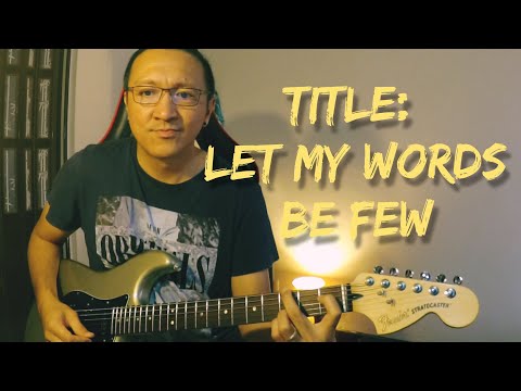 Let my words be few - Matt Redman
