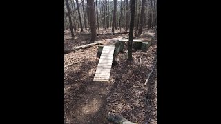 Riding the first part of the Chamber Trail
