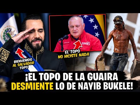 ¡EL TOPO DE LA GUAIRA ROMPE EL SILENCIO Y DESMIENTE TODO SOBRE NAYIB BUKELE!#noticias 