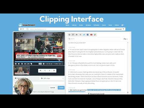 How To Navigate Snapstream S Clipping Interface