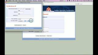 BannerWeb Username and Password