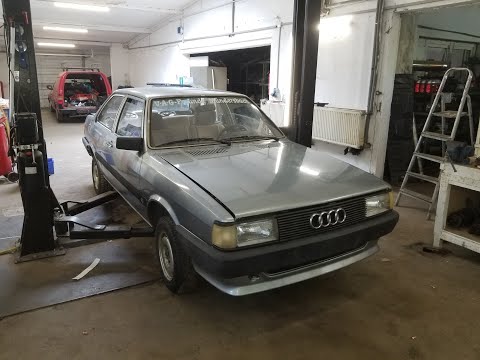 Audi 80 Typ 81, B2, "Gartenfund" #2 Wie sieht er Unterboden nach 10 Jahren Standzeit im freien aus?