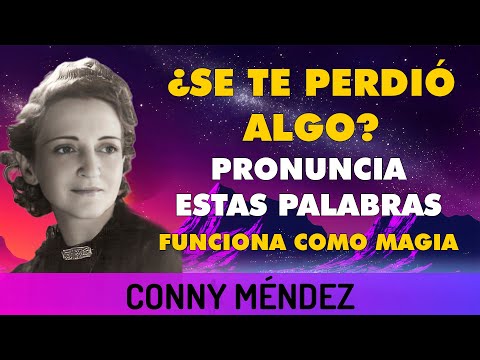 Conny Méndez: Did you miss something? Use these words.