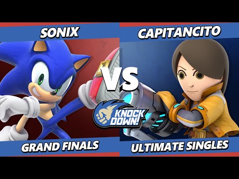 Knockdown 77 GRAND FINALS - Capitancito (Mii Gunner) Vs. Sonix (Sonic) Smash Ultimate - SSBU