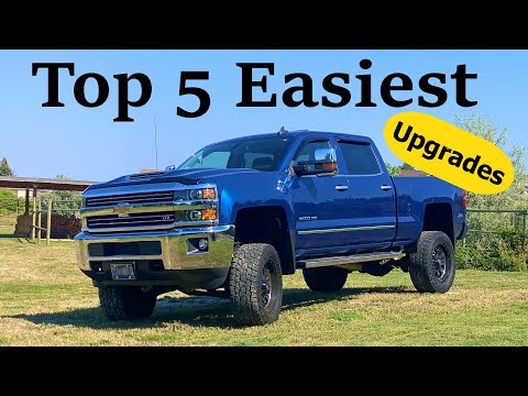 Top 5 Must have Easiest modifications (2015-2019) Chevy Silverado upgrades
