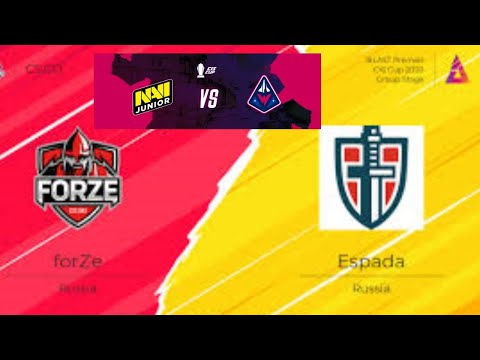 🔴Forze vs Espada 🔴Navi Junior vs Winstrike - CIS Cup Qualifier Group B