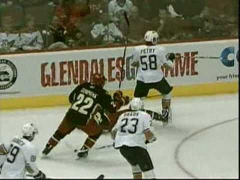 Jeff Petry flattens Sami Lepisto