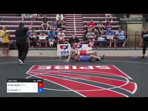 97 Kg Rr Rnd 1 - Robert Plympton, Oregon Vs Christian Carroll, Indiana 9212