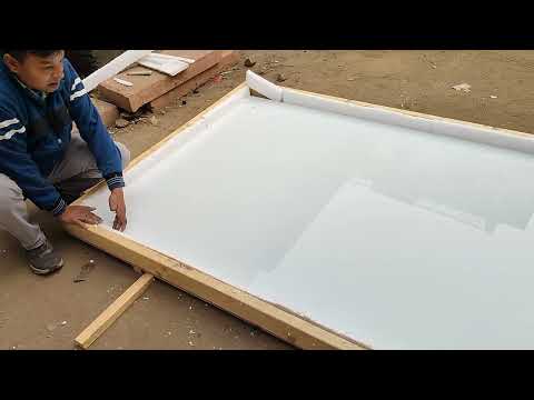 Magnetic glass writing board, frame material: frameless