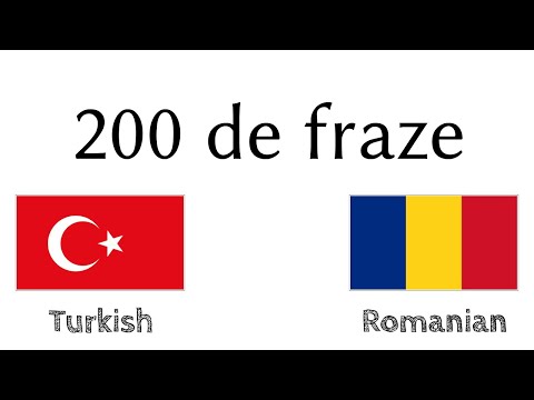 200 de fraze - Turcă - Română