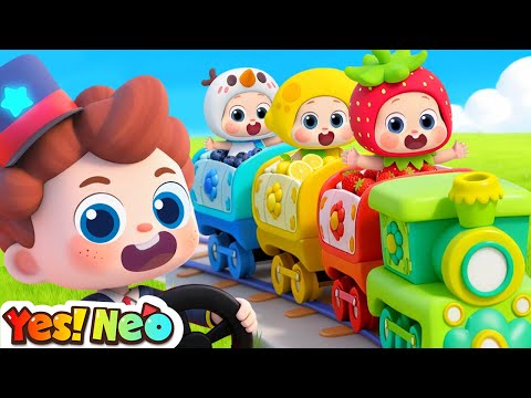 Learn Colors with Toot-Toot Train |  Kids Candy Adventure | Nursery Rhyme & Kids Song | Yes! Neo