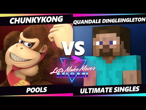 Let's Make Moves Miami - ChunkyKong (Donkey Kong) Vs. Quandale Dingleingleton (Steve) SSBU Ultimate
