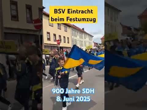 BSV Eintracht beim Festumzug 900 Jahre Sondershausen am 8. Juni 2025