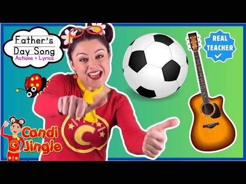 Father's Day for Kindergarten | Group Song with Lyrics + Actions | Dance | Learn with Teacher