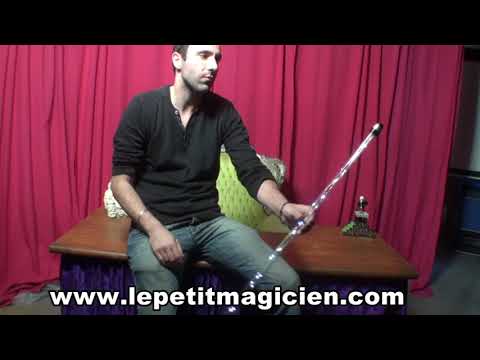 Voir la vidéo de la Canne Dansante Lumineuse Rouge - Fabrication Pro