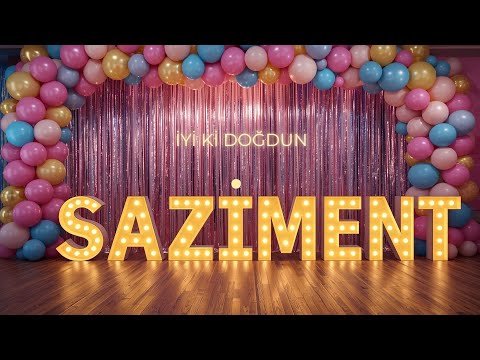 🎂 İyi ki Doğdun Şaziment | İsme Özel Doğum Günü Şarkısı 🎶