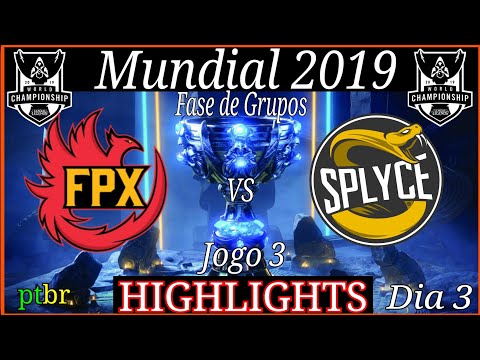 Mundial 2019 FPX vs SPY highlights do jogo 3 | Mundial 2019 Fase de Grupos jogo 3 dia 3.