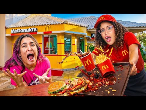 CONSTRUÍMOS UM MC DONALDS SECRETO NA MANSÃO!