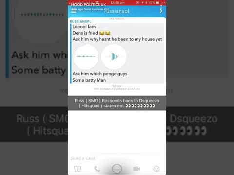 Russ (SMG) reponse back to (Hitsquad) Dsqueezo