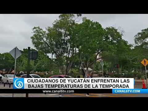 Video: Ciudadanos de Yucatan enfrentan las bajas temperaturas de la temporada