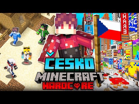 Přežil jsem 100 DNÍ v ČESKU! / Minecraft Hardcore