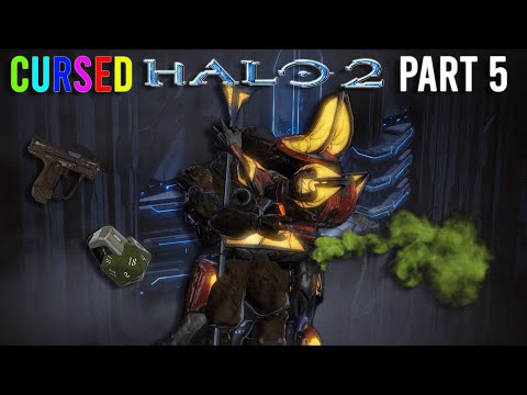 Cursed Halo 2 Co-op Part 5 - The Most HILARIOUS and CURSED Cutscenes Yet!