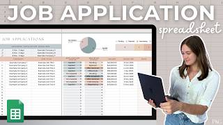 Job Application Tracker for Google Sheets - Spreadsheet Video Tutorial