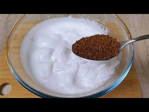 whisk yogurt with coffee, and you will be satisfied! Just cook and try. Recipe #92