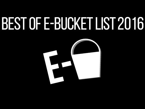 Best of E-Bucket list 2016